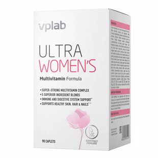 VPLab Ultra Women's Multivitamin Formula 90 caps 2022-10-0275 фото