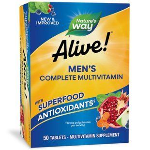 Nature's Way Alive Men&rsquo;s Energy Complete Multivitamin 50 tablets 2022-10-1715 фото