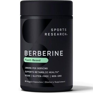 Sport Research Vegan Berberine 500 mg 60 veggie capsules 2023-10-4399 фото