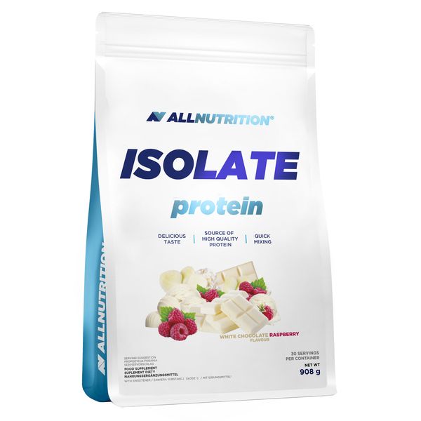 AllNutrition Isolate Protein Білий Шоколад Малина 908г 2022-10-3037 фото