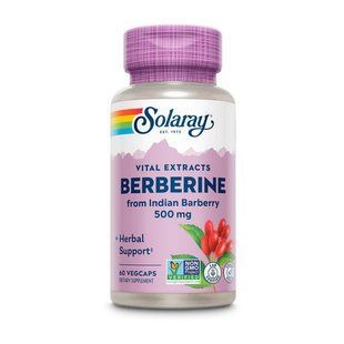 Solaray Berberine 500 mg 60 veg caps 19370-01 фото