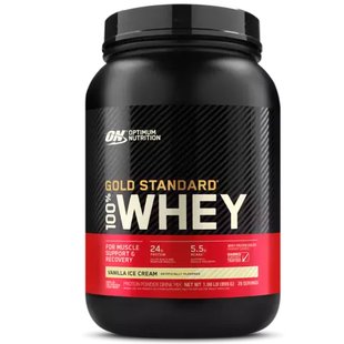 Optimum Nutrition 100% Whey Gold Standard Ванільне Морозиво 909г 00114-04 фото