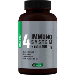 Sporter 4Immuno System + Rutin 100 mg 60 capsules 24070-01 фото