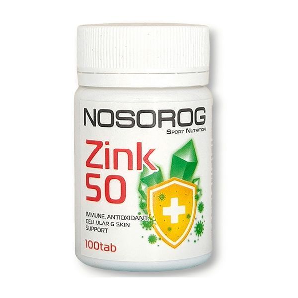 Nosorog Zinc 50 mg 100 tablets 11584-01 фото