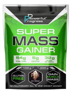 Powerful Progress Super Mass Gainer Морозиво 1кг 08198-07 фото