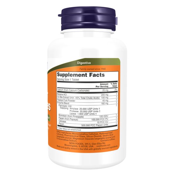 NOW Super Enzymes 90 tabs 2022-10-0088 фото