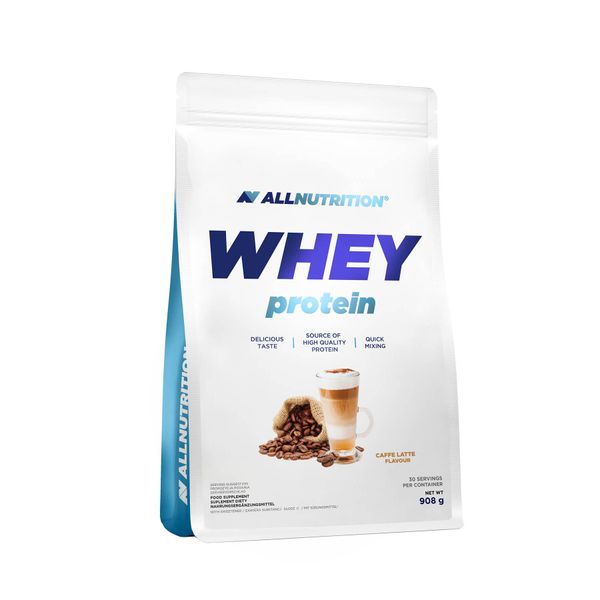 AllNutrition Whey Protein Кава Лате 908г 100-67-4870225-20 фото