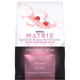 Syntrax Nutrition Matrix Полуниця Крем 2270г 2022-09-0434 фото