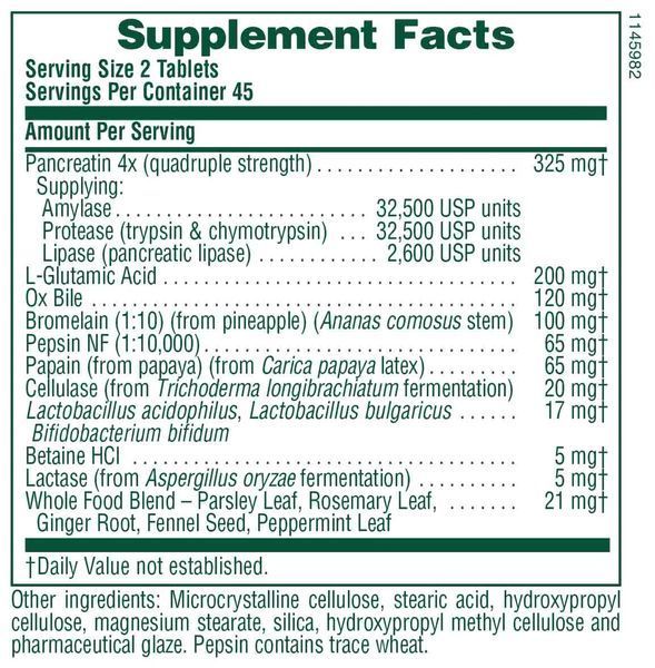 NaturesPlus Ultra-Zyme 90 tablets 2023-10-6836 фото