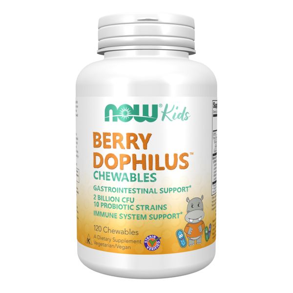 NOW BerryDophilus Kids 120 Chewables 2022-10-2609 фото