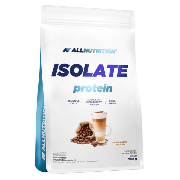 AllNutrition Isolate Protein Кава Лате 908г 2022-10-3020 фото