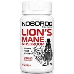 Nosorog Lion's Mane Mushroom 500 mg 60 capsules 20851-01 фото