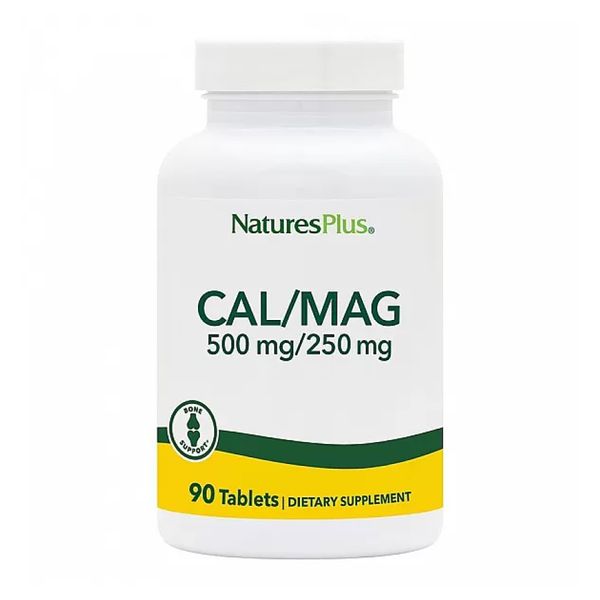 NaturesPlus Cal/Mag 500 mg/250 mg 90 tabs 2023-10-3233 фото