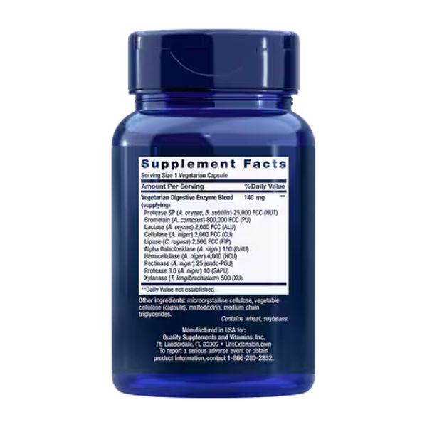 Life Extension Enhanced Super Digestive Enzymes 60 veg caps 2023-10-2659 фото