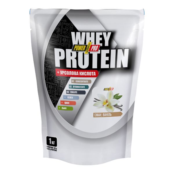 Power Pro Whey Protein Ваніль 1000г 100-12-6017637-20 фото