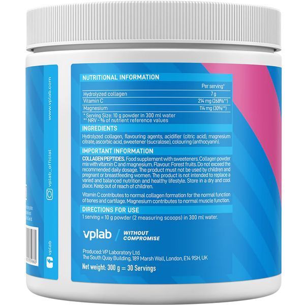VPLab Collagen Peptides Forest Fruits 300г 18880-02 фото