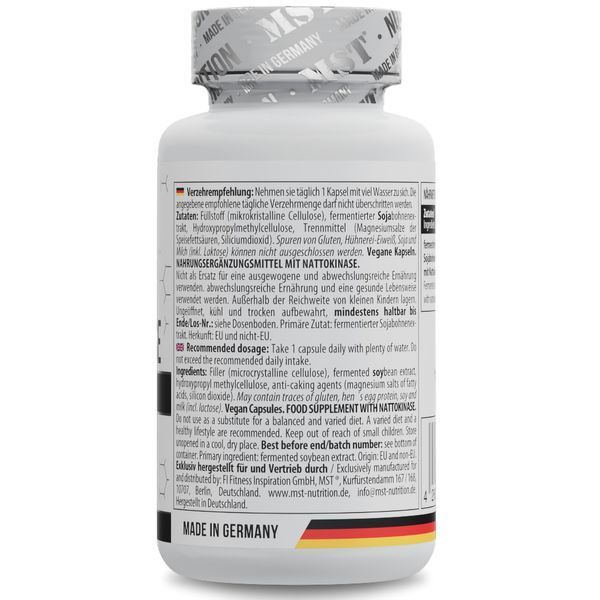 MST Nattokinase 100 mg 90 capsules 23488-01 фото