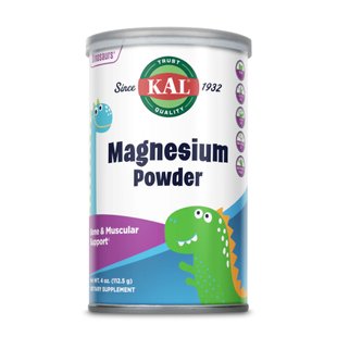 KAL Magnesium Powder 200 mg Натуральний 4 oz 2023-10-2155 фото