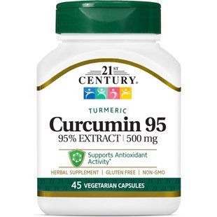 21st Century Curcumin 95 45 Vegetarian Capsules 23379-01 фото