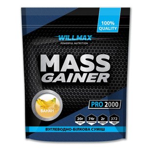 Willmax Mass Gainer Банан 2кг 10566-08 фото