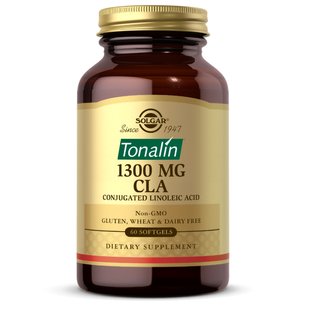 Solgar Tonalin CLA 1300 mg 60 softgels 2022-10-1546 фото