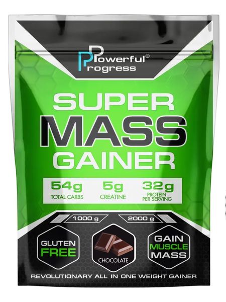 Powerful Progress Super Mass Gainer Шоколад 1кг 08198-03 фото