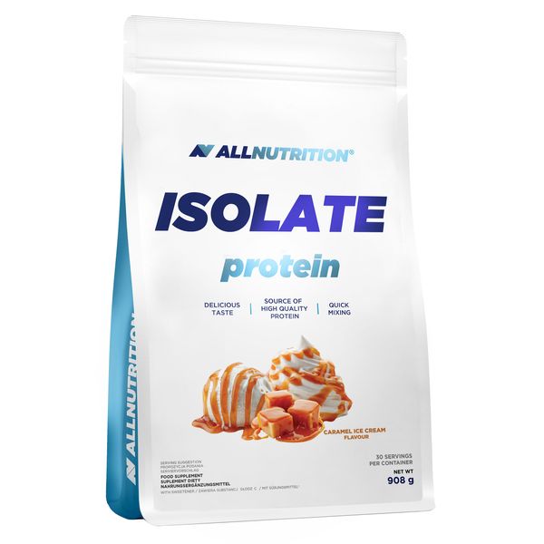 AllNutrition Isolate Protein Карамельне Морозиво 908г 100-60-0932901-20 фото