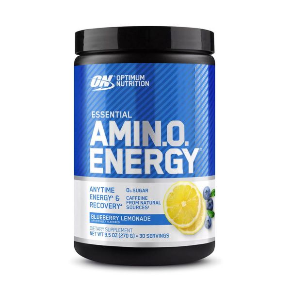 Optimum Nutrition Essential AMIN.O. Energy Блакитна Малина 30 servs 00205-05 фото