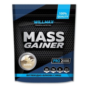 Willmax Mass Gainer Ваніль 2кг 10566-03 фото