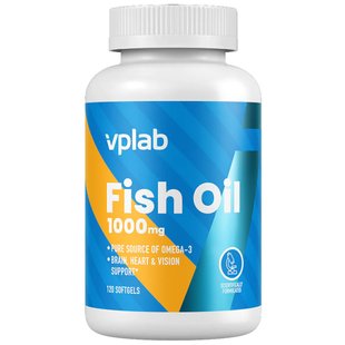 VPLab Fish Oil 120 softgels 2022-10-0278 фото