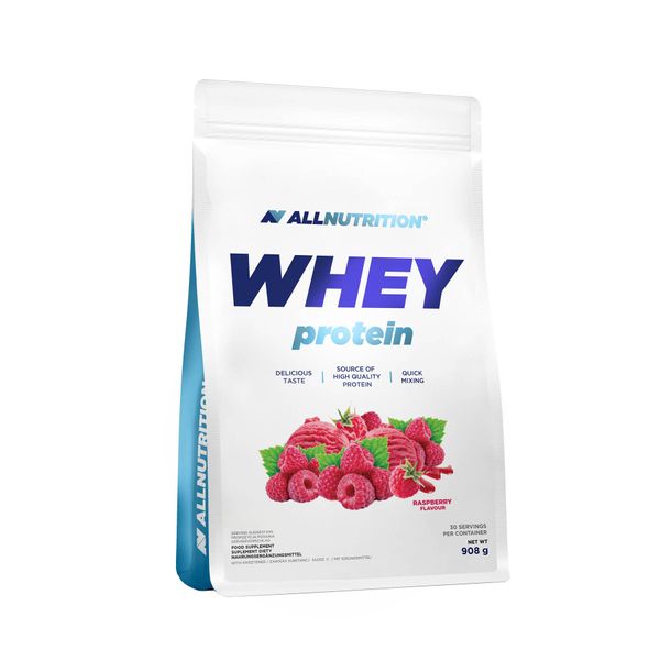 AllNutrition Whey Protein Малина 908г 100-19-3285083-20 фото