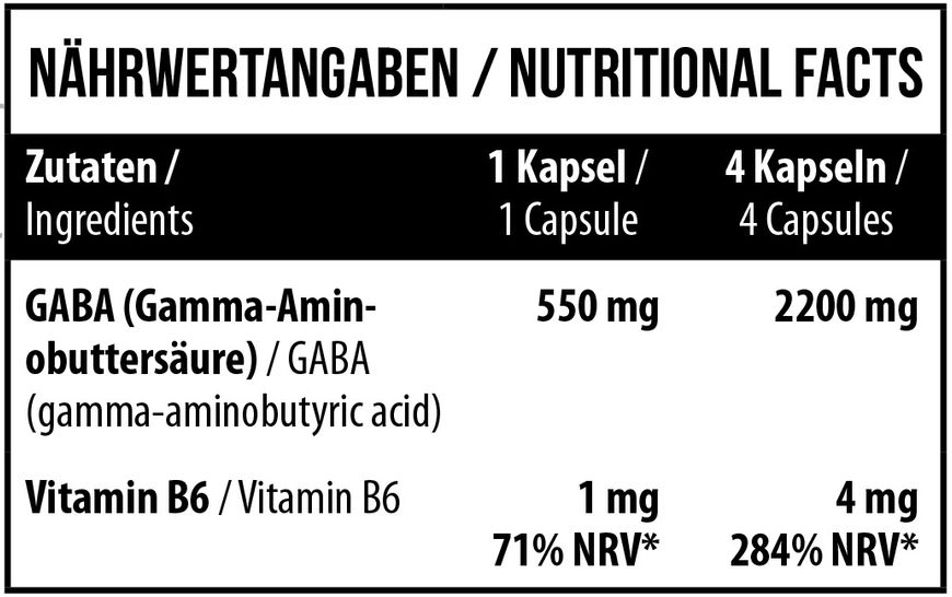 MST GABA 2200 100 caps 11295-01 фото