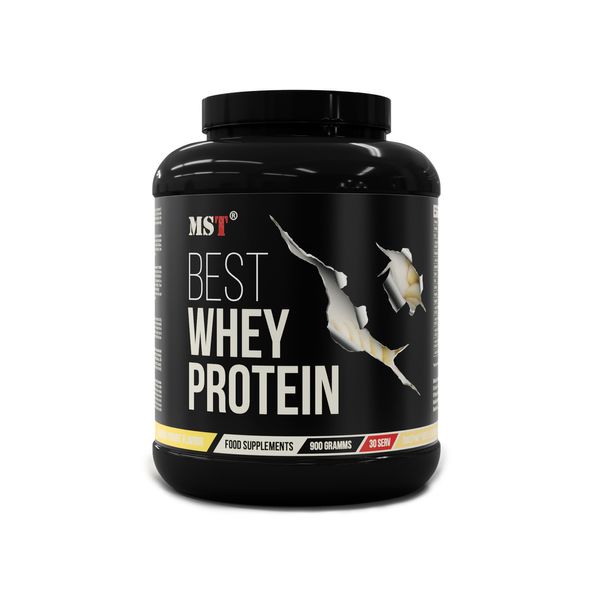 MST BEST Whey Protein + Enzyme Банановий йогурт 900г 22396-02 фото