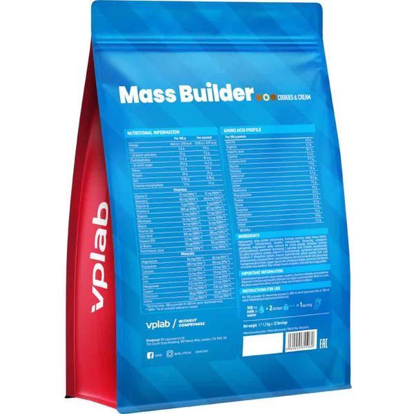 VPLab Mass Builder Cookies & Cream 1,2кг 11373-05 фото