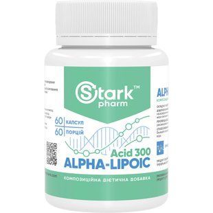 Stark Alpha Lipoiс Acid (ALA) 300 mg 60 capsules 100-55-5758554-20 фото