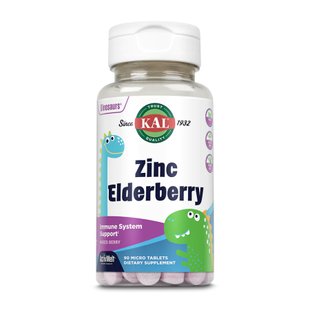 KAL Zinc Elderberry 5 mg Ягода 90 tablets 2023-10-2158 фото