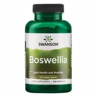 Swanson Boswellia 400 mg 100 caps 100-32-5900626-20 фото