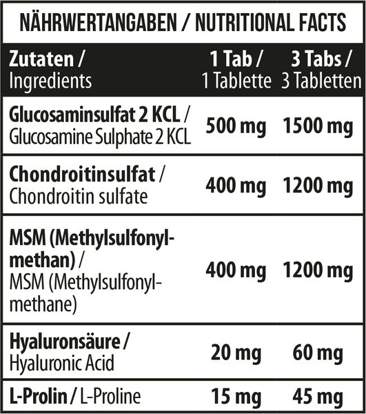 MST Glucosamine Chondroitin + MSM + Hyaluronic Acid 90 tabs 19024-01 фото