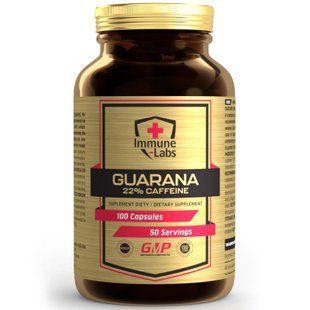 Immune-Labs Guarana 22% Caffeine 100 capsules 22339-01 фото
