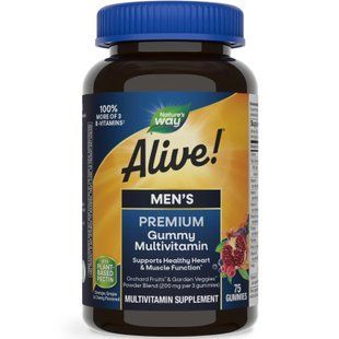 Nature's Way Alive Premium Men&rsquo;s Gummy Multivitamin 75 gummies 2022-10-1054 фото
