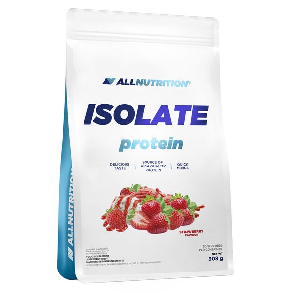 AllNutrition Isolate Protein Полуниця 908г 100-84-7549362-20 фото