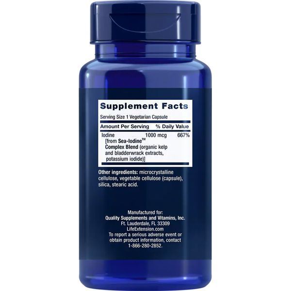 Life Extension Sea-Iodine 1000 mcg 60 capsules 2022-10-1912 фото
