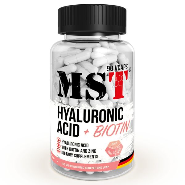 MST Hyaluronic Acid + Biotin 90 caps 18071-01 фото