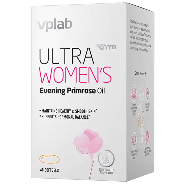 VPLab Ultra Women’s Evening Primrose Oil 60 softgels 2022-10-0284 фото