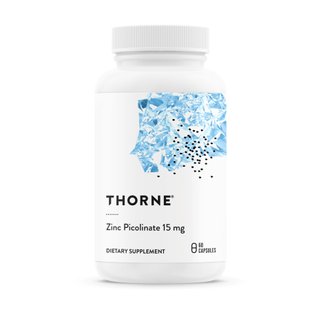 Thorne Zinc Picolinate 15 mg 60 caps 2023-10-3062 фото