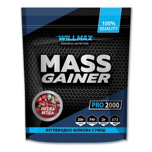 Willmax Mass Gainer Лісова Ягода 2кг 10566-07 фото