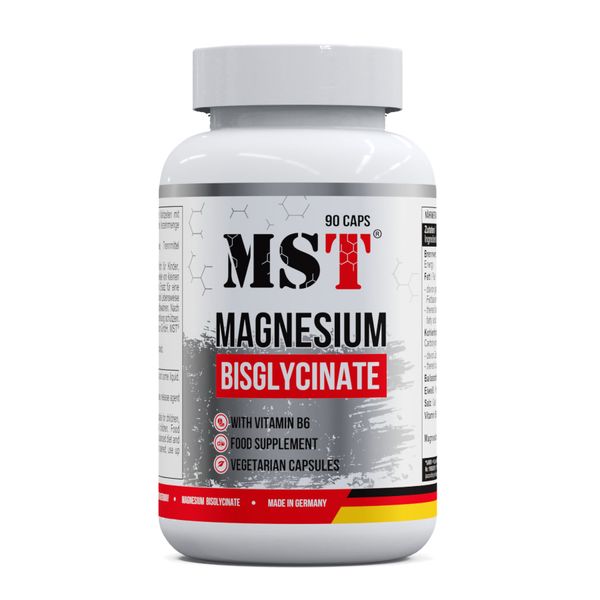 MST Magnesium Bisglycinate + B6 90 caps 22495-01 фото