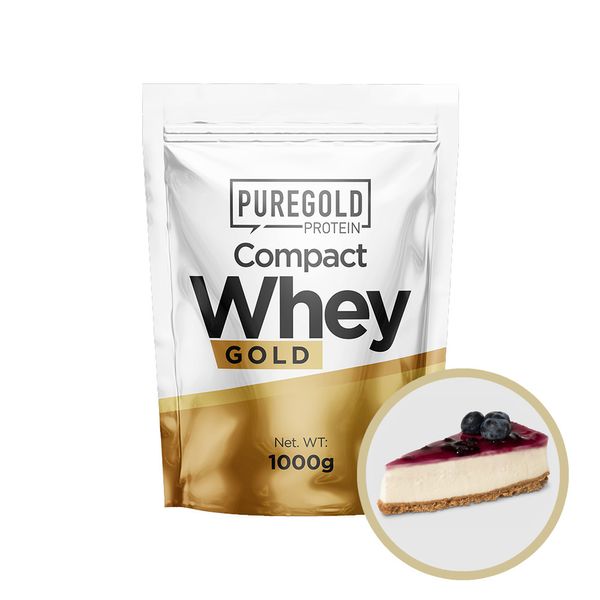 Pure Gold Protein Compact Whey Gold Blueberry Chiskake 1000г 2022-10-2498 фото