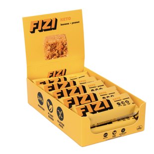 FIZI Keto Protein Bar Banana + Peanut 10x45г 2022-10-2477 фото