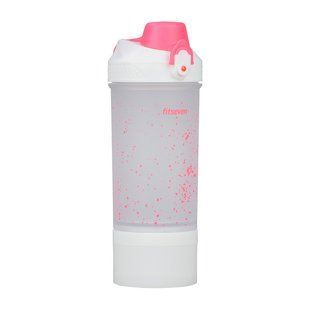 UZSPACE Shaker Fitseven Infinity 1110 (500 ml white/pink) 24216-01 фото